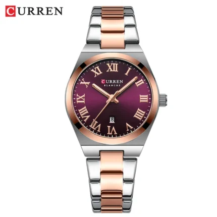 Curren 9095 CH For Women – Rose Purple