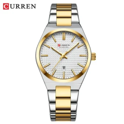 Curren 8439 CH For Women – Sliver Gold