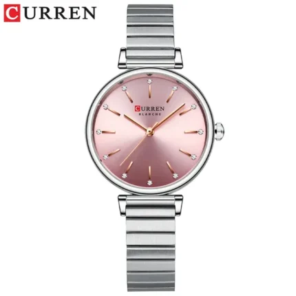 Curren 9081 CH – Silver Pink For Women
