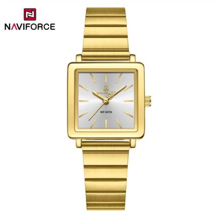 Naviforce 5048 – Gold White For Women