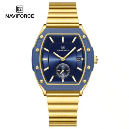 Naviforce 8068 For Women – Gold Blue
