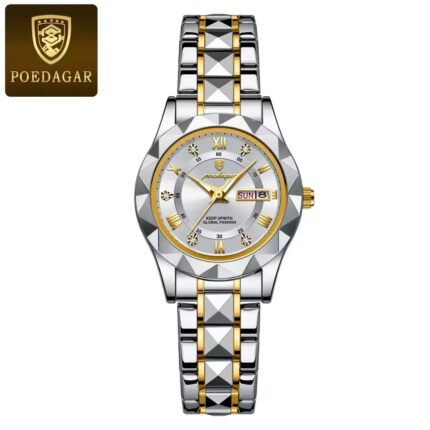 Poedagar 306 For Women – Silver Gold White