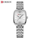Curren 9093 For Women - Silver White