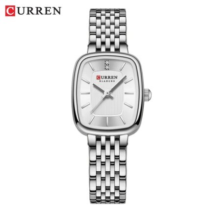 Curren 9093 For Women - Silver White