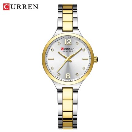 Curren 9105 Ladies Watch - Sliver Gold