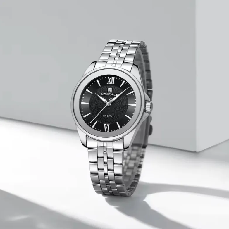 1765365114548_1758799989988_5067.webp Naviforce 5067 For Women – Silver Black - Image 1