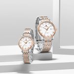 NAVIFORCE 9228 Couple Classic Watch - Sliver, Rose Gold & White - Image 2