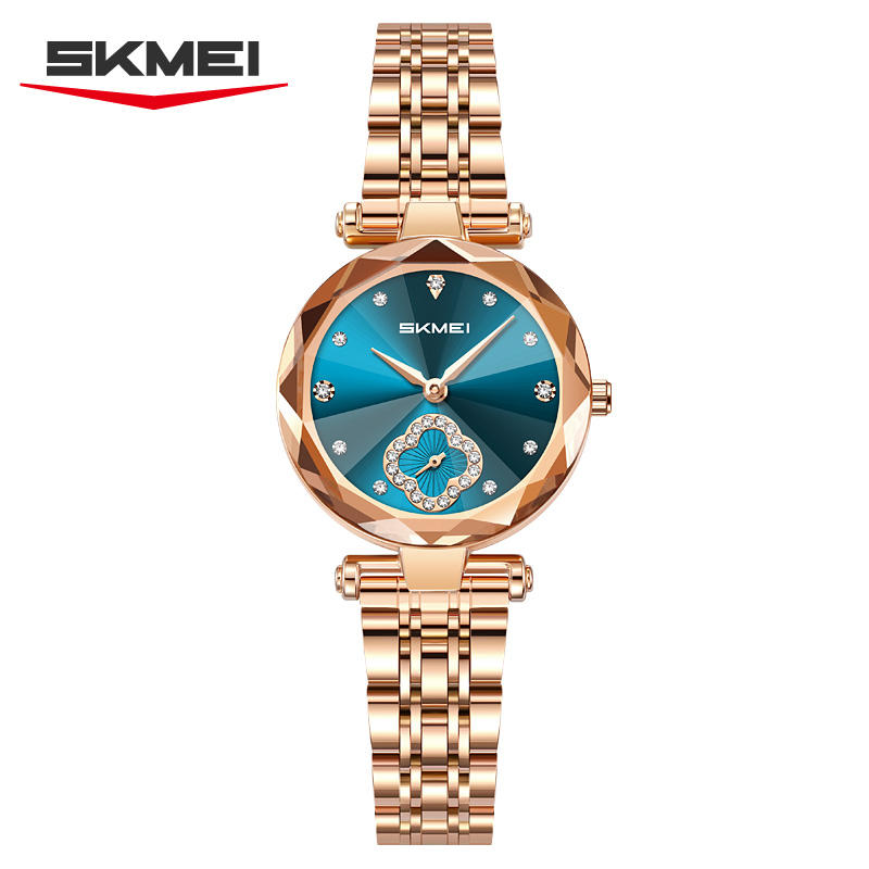 1785501660472_h5a5ae4c8a3de4bd8bba46bb4a27fc0ecd.jpg Skmei 2718 CH For Women – Rose Blue - Image 1
