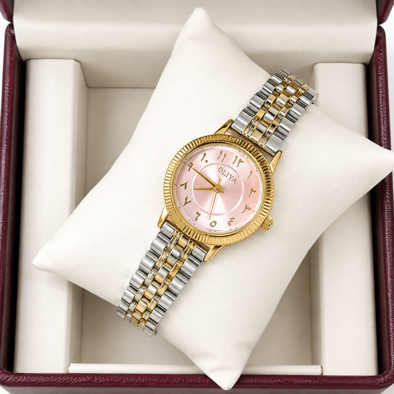 1787311034243_chatgpt_image_aug_21_2026_04_37_25_pm.png Oliya 2055 Ladies Watch – Silver Gold Pink - Image 1