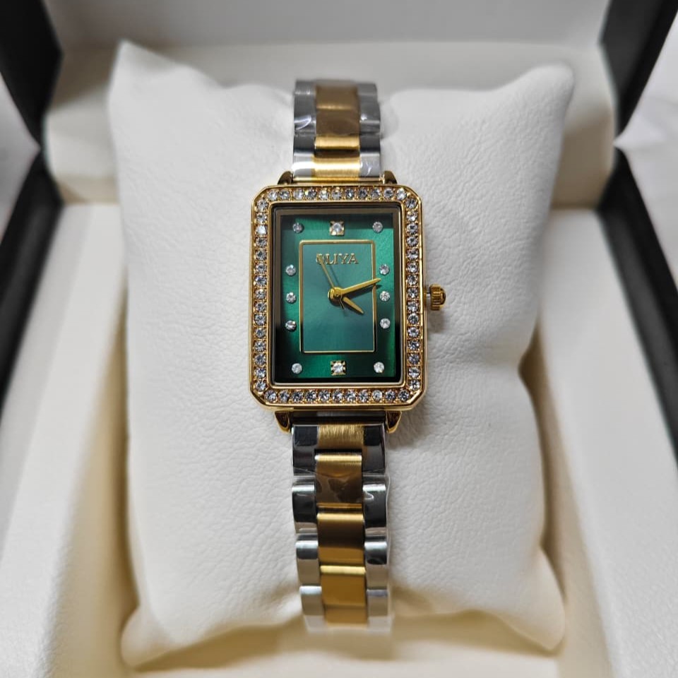 1789213845370_1788444679903_whatsapp_image_2026-09-03_at_7.47.54_pm.jpeg Oliya 6101 Ladies Watch – Silver Gold Green - Image 1