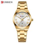 Curren 9095 CH For Women – Gold White