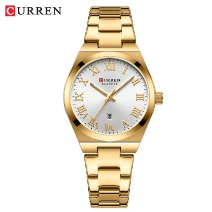 Curren 9095 CH For Women – Gold White
